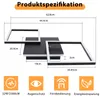 ZMH Deckenlampe LED Deckenleuchte Wohnzimmer 32W Dimmbar Produktbild-Vorschau 2