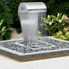 Cascata da giardino argento 52,4x34,2x82 cm in acciaio inox Anteprima dell’immagine prodotto 1