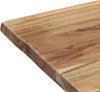 vidaXL Esstisch 140 x 80 x 76 cm Massivholz Akazie Produktbild-Vorschau 3