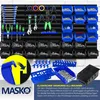 MASKO® Wandregal + Stapelboxen + Werkzeughalter | 45 tlg Produktbild-Vorschau 3