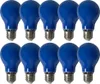 10 x Merkur LED Filament A60 Birne 4W E27 20lm farbig Blau Produktbild-Vorschau 1