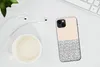 A flat lay of a phone case, coffee cup, and earbuds on a white surface. Produktbild-Vorschau