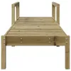 Design Sonnenliege 199,5x62x55 cm Kiefernholz Imprägniert, Produktbild-Vorschau 4