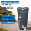 4rain AZURA 2in1 récupérateur d'eau de pluie 230 L, gris Voir les images du produit 3