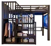 Letto a castello 90x200 cm con scaletta contenitore, Anteprima dell’immagine prodotto 8