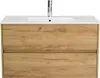 Badmöbel Waschplatz "Limes 100 cm" Eiche Gold Produktbild-Vorschau 6