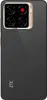 The back of a black ZTE smartphone is shown against a black background. Produktbild-Vorschau