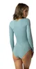 Alkato Damen Langarm Body Baumwolle Bodysuit mit Produktbild-Vorschau 3