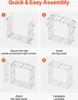 SucceBuy Metall Kaminholzregal, 1850x700x1800 mm Produktbild-Vorschau 5