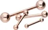 Zungenpiercing, Intim-Piercing Chirurgenstahl Barbell Produktbild-Vorschau 4