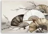 Leinwandbild Japanische Fächer 100x70 Feeby Beige bild für Produktbild-Vorschau 3