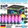 BRAINZAP 6x 120mm LED A-RGB Case Fan SET Gehäuse Lüfter Produktbild-Vorschau 2