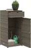 vidaXL Mobile da giardino grigio 55x55x111 cm in poly Anteprima dell’immagine prodotto 12
