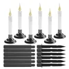 Solar Lichterkette 6 in 1 LED Kerzen Warmes Licht Produktbild-Vorschau 8