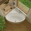 ECOLAM Badewanne Eckbadewanne BALA 130 x 130 cm Acrylwanne Produktbild-Vorschau 3