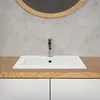 LuxeBath umyvadlo Umyvadlo na desku Square, 52,5x45x21 cm, Náhled obrázku produktu 4