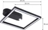 Lindby LED-Deckenleuchte Yulla, 34 cm, schwarz, Sensor Produktbild-Vorschau 4