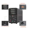 A programmable DC power supply with multiple labels and callouts highlighting its features. Anteprima dell’immagine prodotto