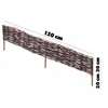 KADAX Palisade aus Weide "Hamre", natürlicher Weidenzaun, Produktbild-Vorschau 3