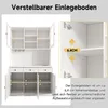 Merax Buffetschrank Hochschrank mit Glastüren und Produktbild-Vorschau 14