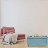 Relaxdays Sitzbank mit Stauraum, Polster, Samtbezug, Produktbild-Vorschau 4