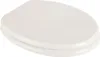 A white toilet seat shown from a diagonal angle against a white background. Produktbild-Vorschau