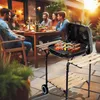 Barbecue au charbon de bois, chariot de barbecue avec Voir les images du produit 7