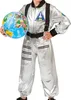 Astronauten Kostüm "Tobias" für Kinder | Silber Metallic Produktbild-Vorschau 2