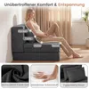 Divano letto COSTWAY, poltrona trasformabile 3 in 1 con 2 Anteprima dell’immagine prodotto 6