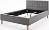 Polsterbett Bett Modell Lena hellgrau-140x200cm Produktbild-Vorschau 6