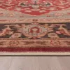 Vintage Boho moderner Wohnzimmerteppich Kurzflor waschbar Produktbild-Vorschau 3