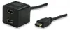 Techly HDMI Videokabel Splitter Stecker auf 2x HDMI Buchse Anteprima dell’immagine prodotto 2