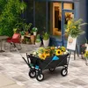EUGAD Bollerwagen faltbar, für Camping Einkaufen, belastbar Produktbild-Vorschau 8