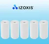Five white rolls of paper are lined up against a light blue background with the brand logo and name above them. Podgląd zdjęcia produktu