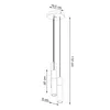 Lampada a sospensione BORGIO 3P nero 3xGU10 10W Anteprima dell’immagine prodotto 3