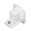 A white plastic corner bracket with a screw is shown against a white background. Anteprima dell’immagine prodotto