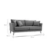 Miliboo - Skandinavisches 3-Sitzer-Sofa mit abnehmbarem Produktbild-Vorschau 7