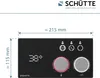 SCHÜTTE AQUADOT Digitales Duschsystem, Chrom/Schwarz matt, Produktbild-Vorschau 6