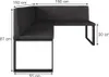 Eckbank Vicco Ravon Anthrazit 150 x 150 cm, Model 58497 Produktbild-Vorschau 2