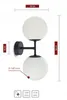 Led Wandleuchte, 2-flammig Glas Wandlampe Innen W15, G9 - Produktbild-Vorschau 2