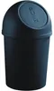 Abfallbehälter H375xØ214mm 6l schwarz HELIT Produktbild-Vorschau 5