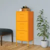vidaXL Lagerschrank Senfgelb 42,5x35x101,5 cm Stahl Produktbild-Vorschau 2
