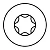 HECO-TOPIX-plus 6 x 140, Tellerkopf, T-Drive, T-30, Produktbild-Vorschau 6