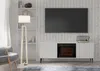 TV-Schrank RAVENNA 2D 170 cm mit Kamin WEIß MATT auf Produktbild-Vorschau 7