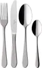 A set of four stainless steel cutlery pieces arranged vertically against a white background. Náhled obrázku produktu