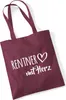 Huuraa Jutebeutel Rentner mit Herz 10 Liter Burgundy Produktbild-Vorschau 1