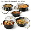 MASTERPAN | Set van 5 pannen met deksel, 20/22/24/26/28 cm, Productafbeelding-voorbeeld 2