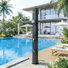 Douche de jardin solaire TRMLBE 40 L, noire, pomme de Voir les images du produit 9
