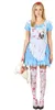 Alice-Horrorkostüm Halloween-Damenkostüm blau-weiss - M Produktbild-Vorschau 4