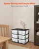 SucceBuy Schubladenwagen mit 3 Schubladen (2er-Pack), Produktbild-Vorschau 4